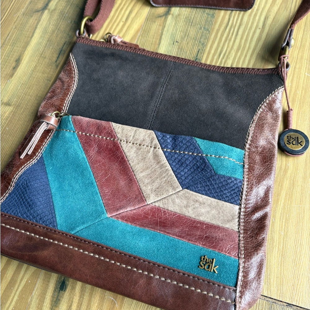 The Sak Multicolor Patchwork Shoulder Bag - image 2